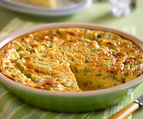 Green Chili Crustless Quiche