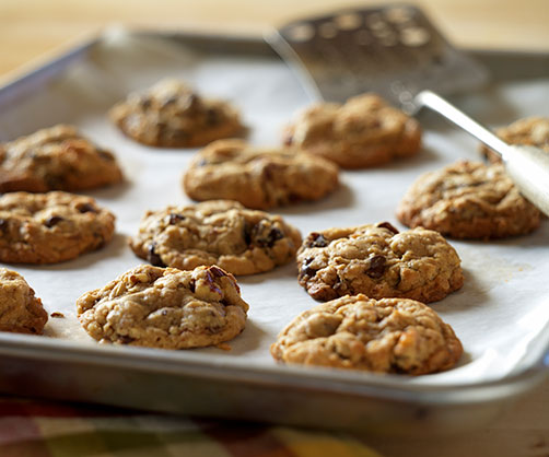 Peanut Butter Trail Mix Cookies