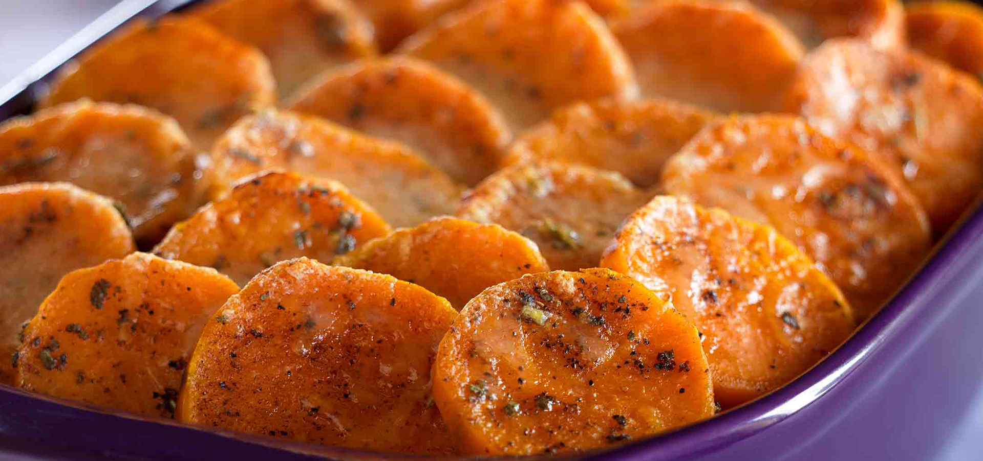 Yam Gratin with Nutmeg and Sage