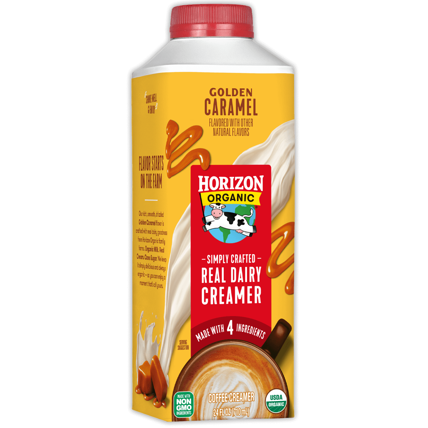 Horizon Organic Golden Caramel Real Dairy Coffee Creamer 
