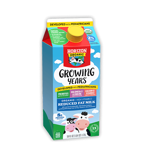 Growing Years<sup>&reg;</sup> Organic Reduced Fat Milk