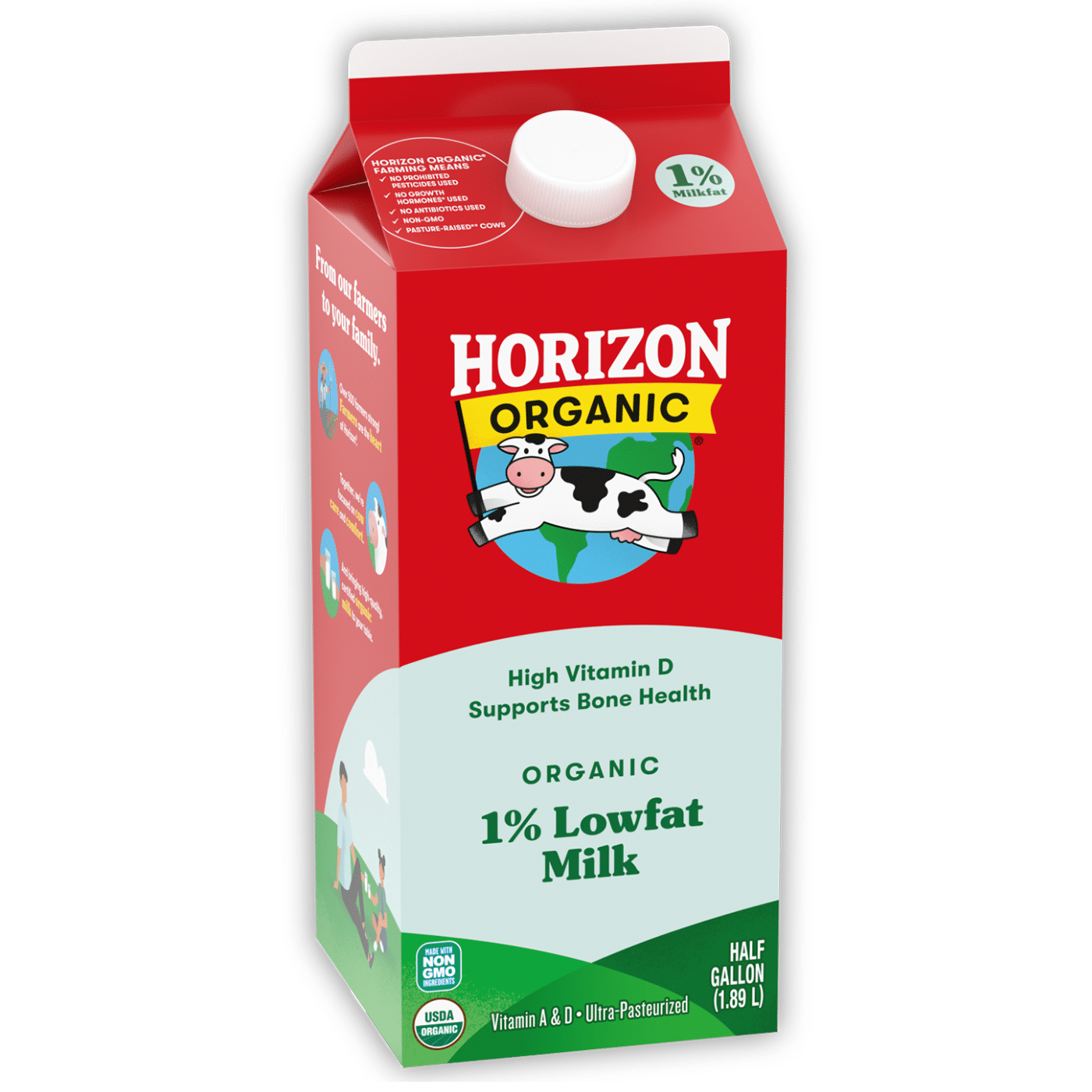 Horizon Organic 1% Milk Half Gallon