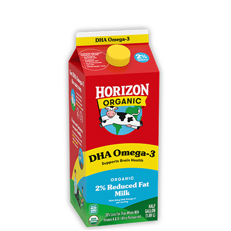 Organic Reduced Fat Milk with DHA Omega-3