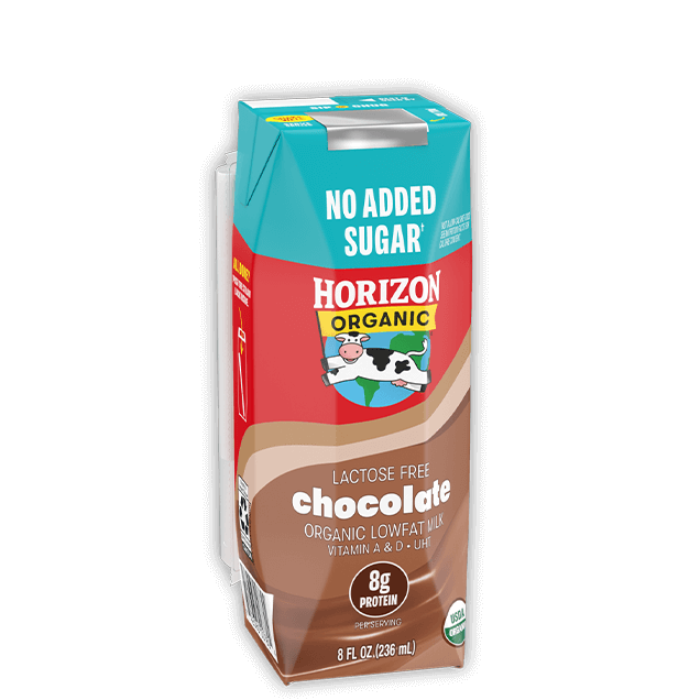 No Added Sugar Lactose Free Organic 1% Lowfat Milk Box